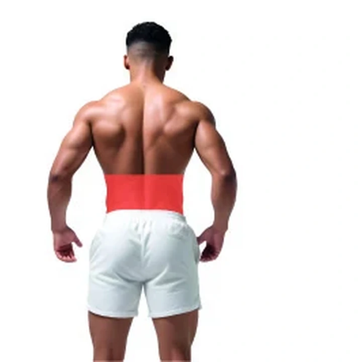 Demarcação da área masculina: Lombar.